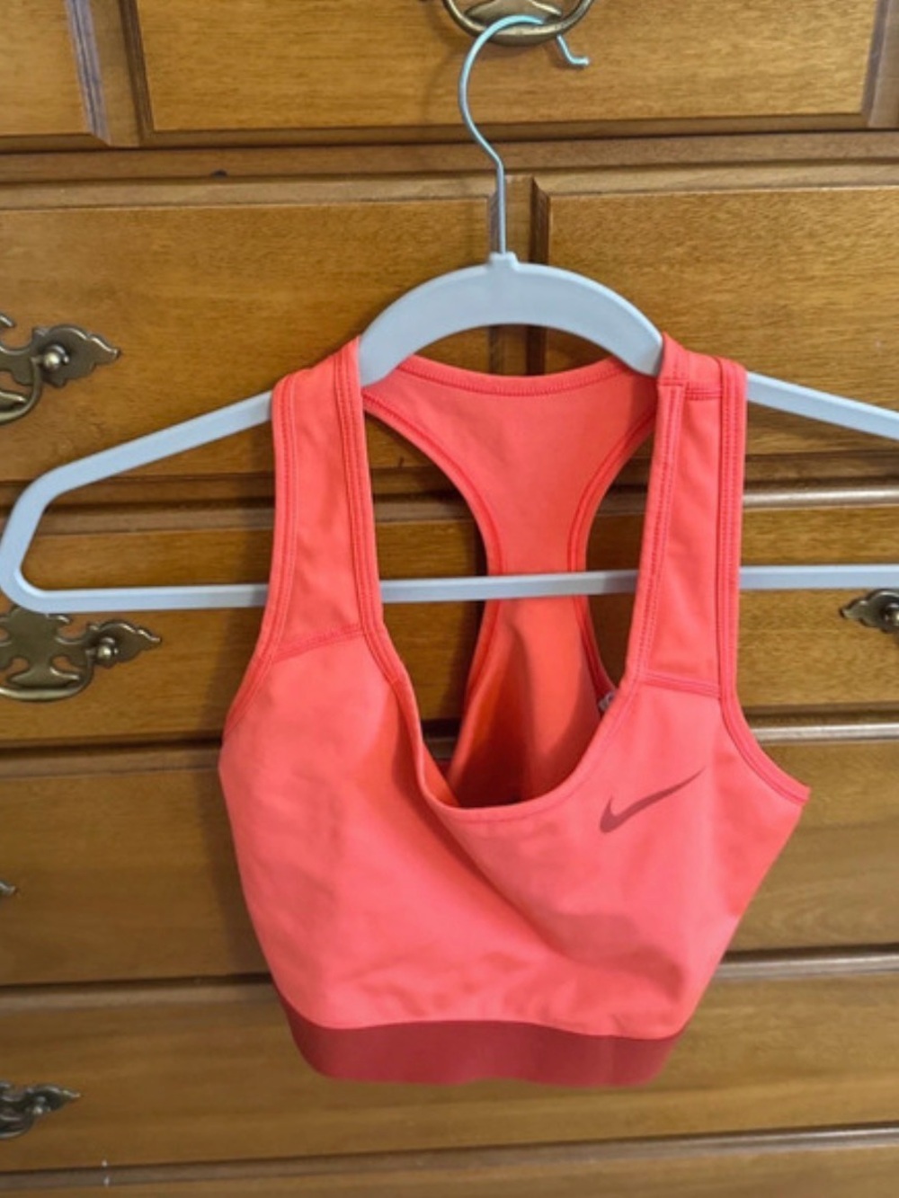 Nike Women's Coral Racerback Sports Bra